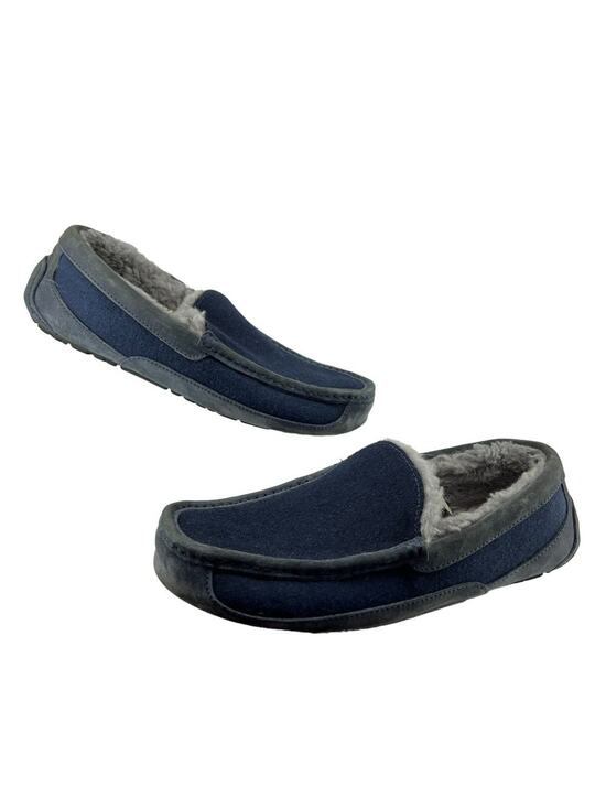 UGG Ascot Wool Men’s Slippers Navy Size 12 main image 6